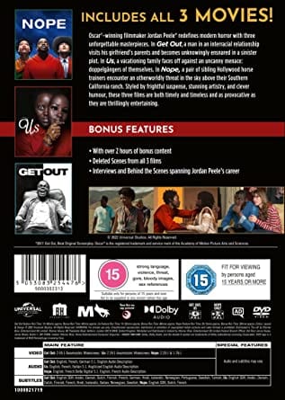 Golden Discs DVD Jordan Peele - 3-movie Collection - Jordan Peele [DVD]