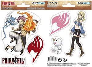 Golden Discs Stickers Fairy Tail - Stickers Natsu Lucy [Stickers]