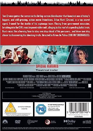 Golden Discs DVD Mission: Impossible - Brian De Palma [DVD]