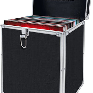Golden Discs Accessories Vinyl Tonic 7" Or 12" Vinyl LP Storage Case, Black [Accessories]