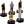 Golden Discs Statue Doctor Who Collection - 5th, 6th, 7th, 8th & War Doctor Figurine Set [Statue]