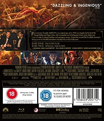 Golden Discs BLU-RAY Babylon - Damien Chazelle [BLU-RAY]