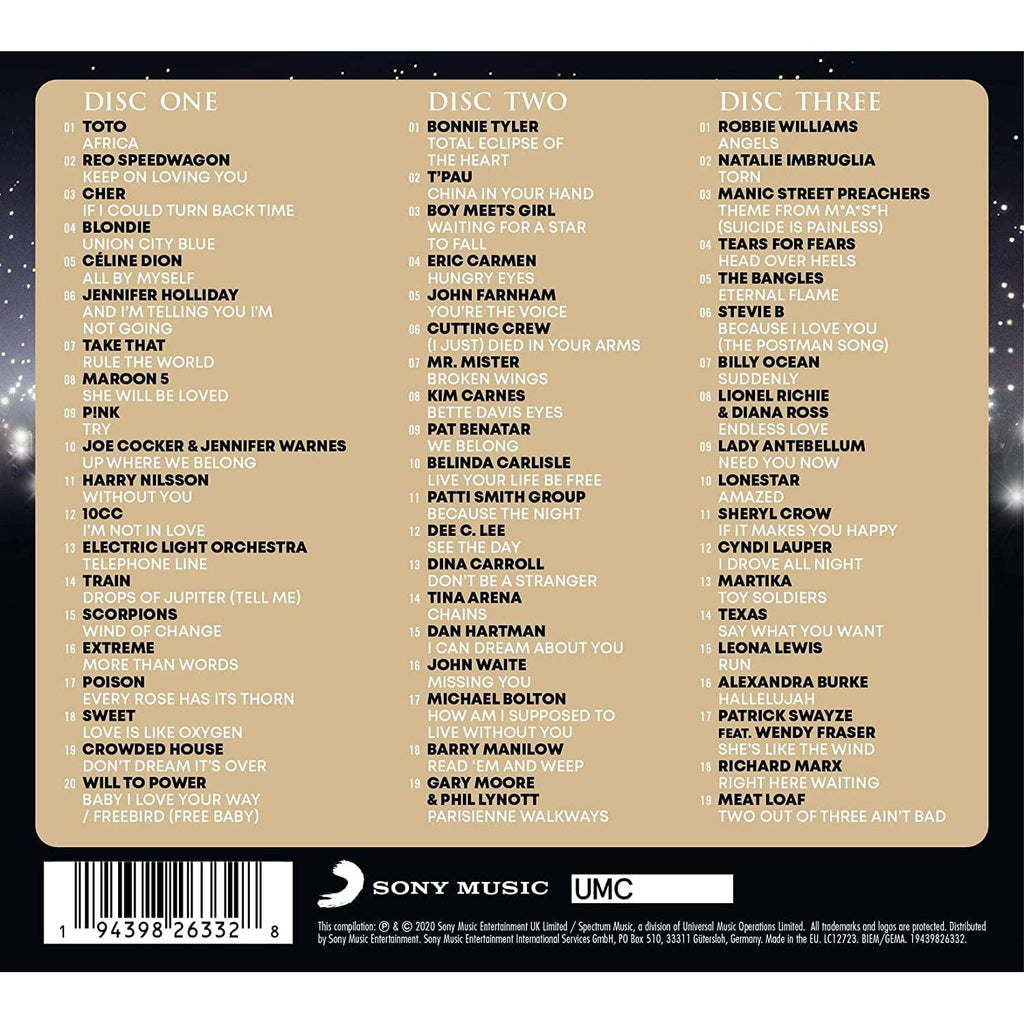 Golden Discs CD The #1 Album: Power Ballads - Various Artists [CD]