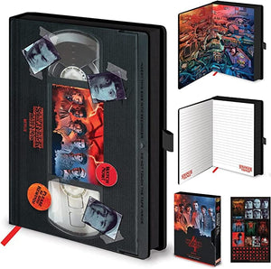 Golden Discs Posters & Merchandise Stranger Things 4 (Season 4 VHS) A5 [Notebook]
