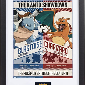 Golden Discs Poster Pokemon Framed Print Red V Blue [Posters]