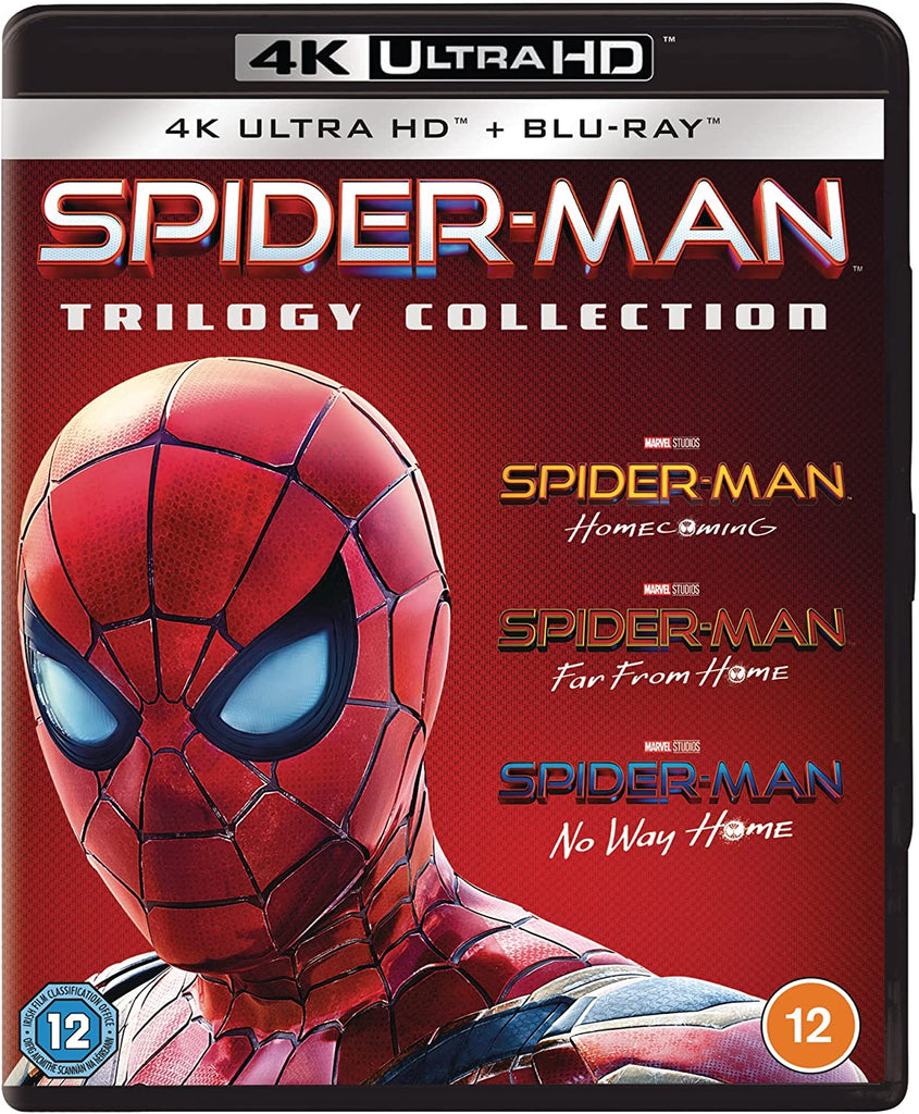 Golden Discs 4K Blu-Ray Spider-Man: Tom Holland Trilogy [4k UHD]