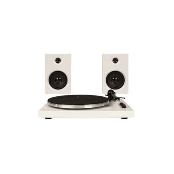 Golden Discs Tech & Turntables Crosley T150 - Bluetooth Turntable With Speakers (White) [Tech & Turntables]
