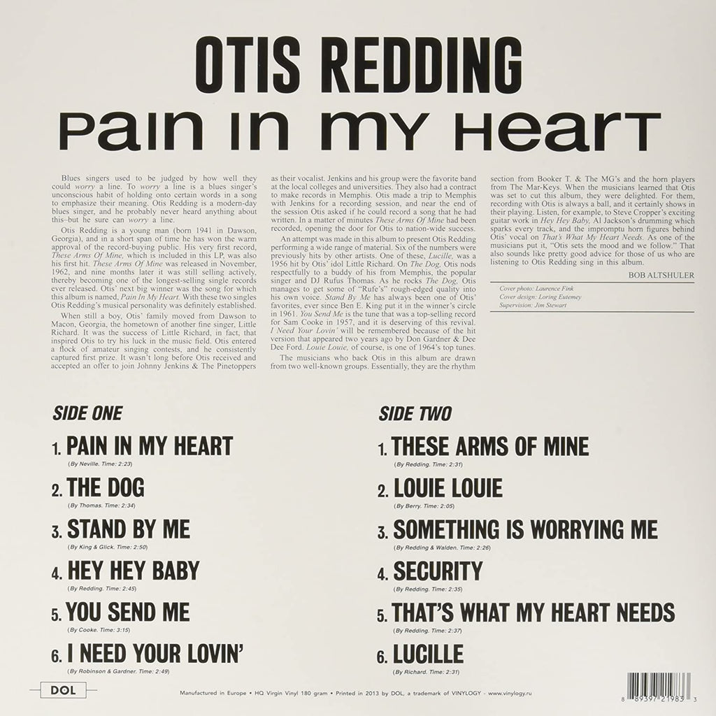 Golden Discs VINYL OTIS REDDING - PAIN IN MY HEART [VINYL]