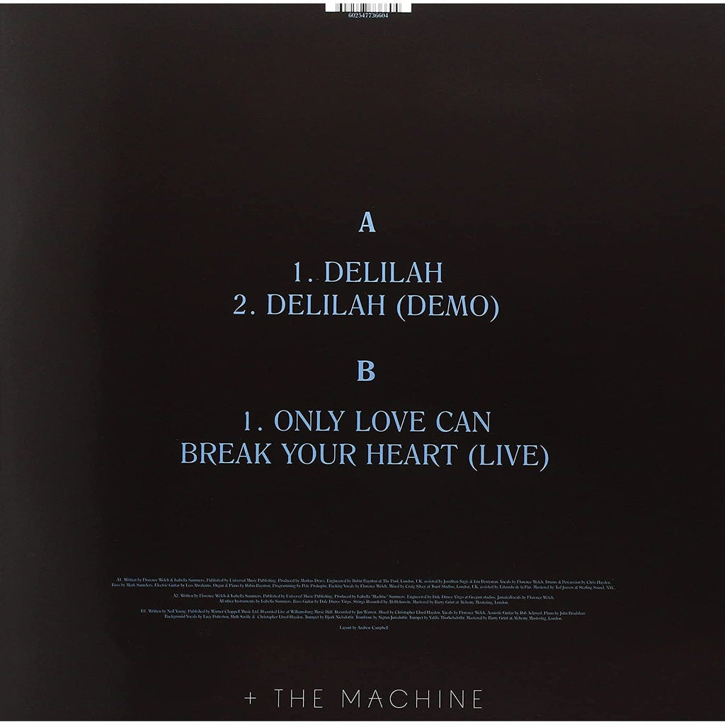 Golden Discs VINYL Delilah / Only Love Can Break Your Heart (RSD 2016): - Florence + The Machine [RSD VINYL]