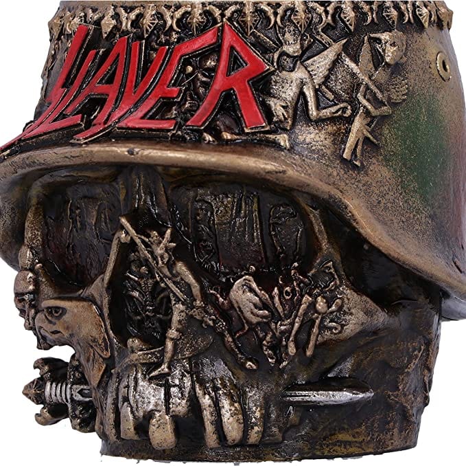 Golden Discs Posters & Merchandise Slayer Eagle Helmet Skull Logo Shot Glass, Gold, 9cm [Cup]
