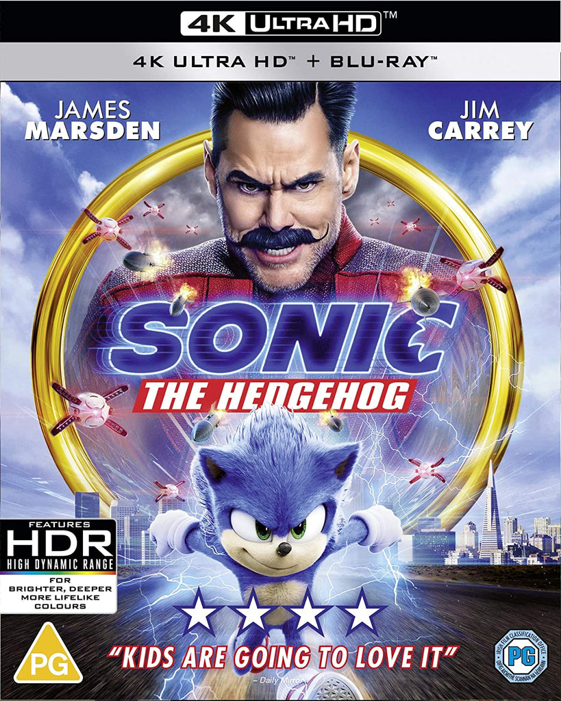 Golden Discs 4K Blu-Ray Sonic the Hedgehog - Jeff Fowler [4K UHD]