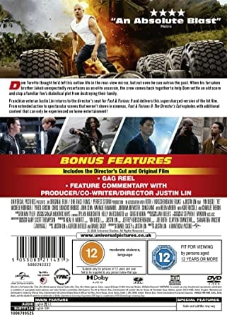 Golden Discs DVD Fast & Furious 9 - Justin Lin [DVD]