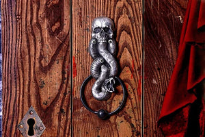 Golden Discs Posters & Merchandise Harry Potter The Dark Mark Door Knocker 23cm, Resin, Silver [Door Knocker]
