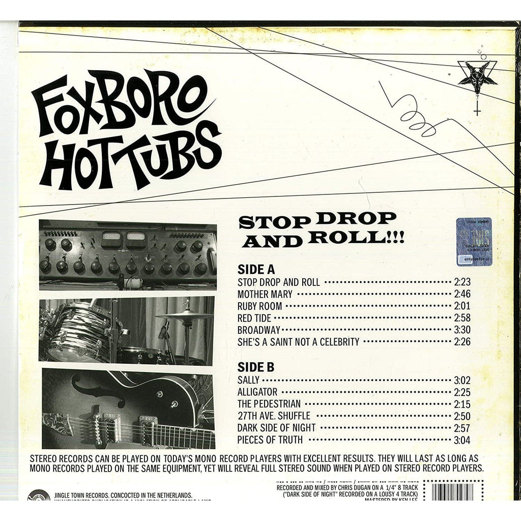 Golden Discs VINYL STOP, DROP AND ROLL - FOXBORO HOTTUBS
