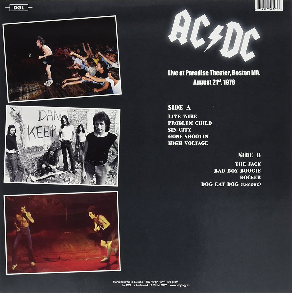 Golden Discs VINYL AC/DC - LIVE IN BOSTON 1978 [VINYL]