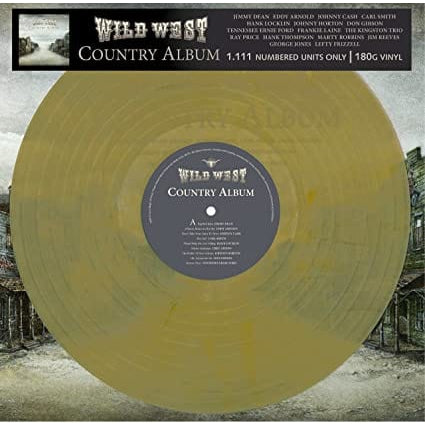 Golden Discs Vinyl Wild West Country Album: Country Music Greatest Stars & Hits - Various Artists [VINYL]