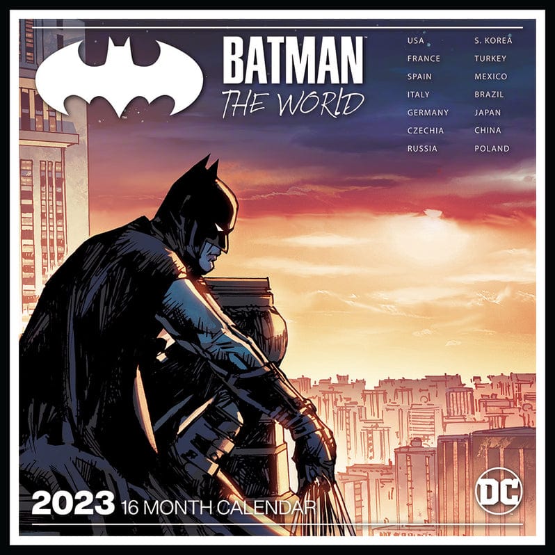 Golden Discs Posters & Merchandise DC Comics Batman Comics 2023 Square Wall [Calendar]