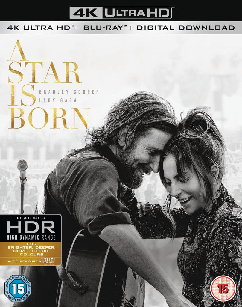 Golden Discs 4K Blu-Ray A Star Is Born - Bradley Cooper [4K UHD]