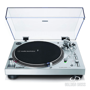 Golden Discs Tech & Turntables Audio-Technica AT-LP120XUSB Direct Drive Turntable (Silver) [Tech & Turntables]