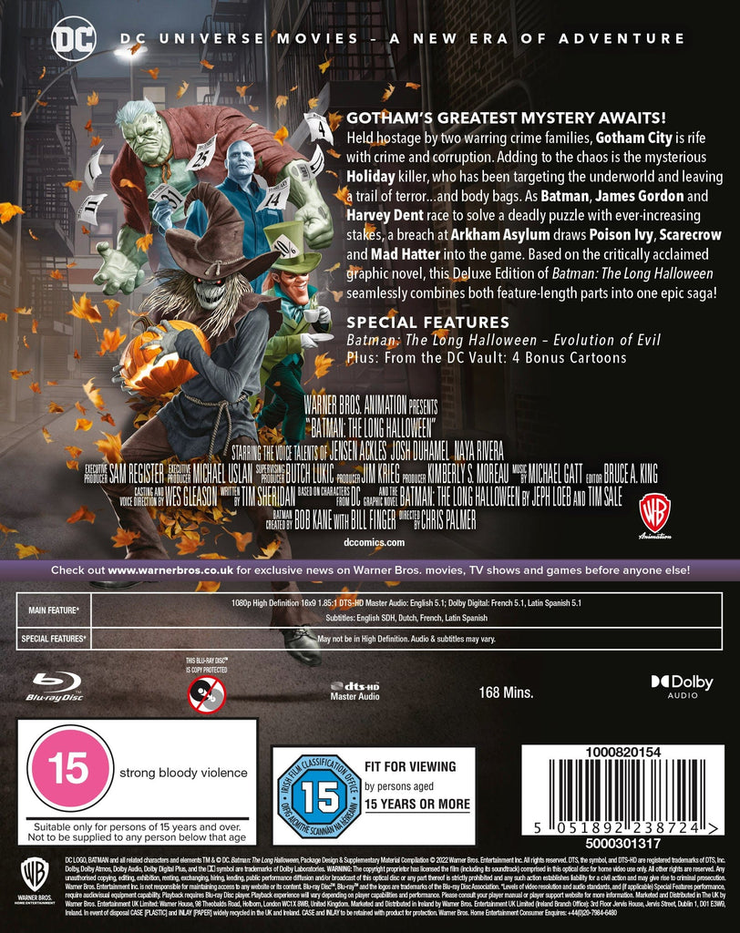 Golden Discs BLU-RAY BATMAN: THE LONG HALLOWEEN DELUXE EDITION [Blu-Ray]