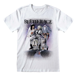 Golden Discs T-Shirts Beetlejuice: Poster - White - Medium [T-Shirts]