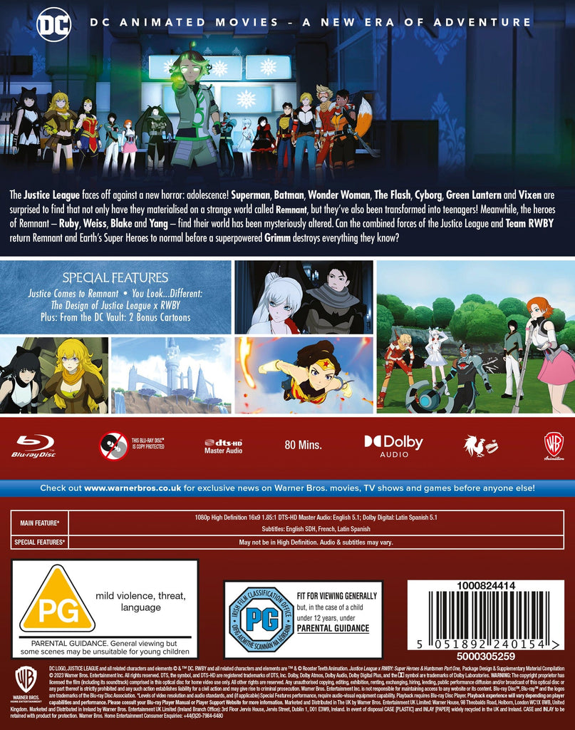 Golden Discs BLU-RAY Justice League X RWBY: Super Heroes and Huntsmen - Part One - Kerry Shawcross [Blu-Ray]