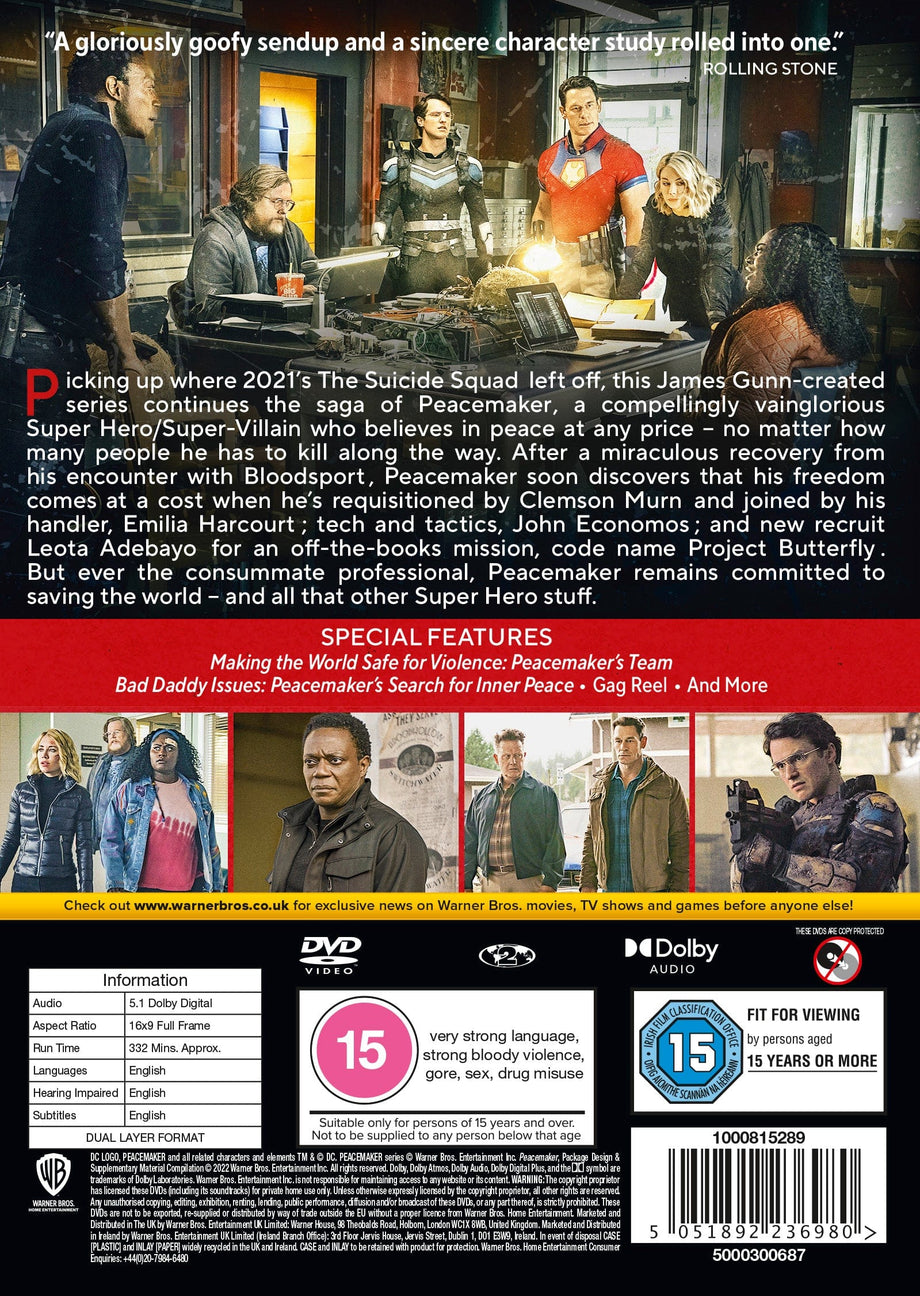 Peacemaker - James Gunn [DVD] – Golden Discs