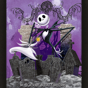 Golden Discs Poster Nightmare Before Christmas Grave 3D [Posters]