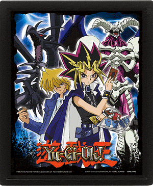 Golden Discs Poster Yugioh Black Skull Dragon Framed 3D [Posters]