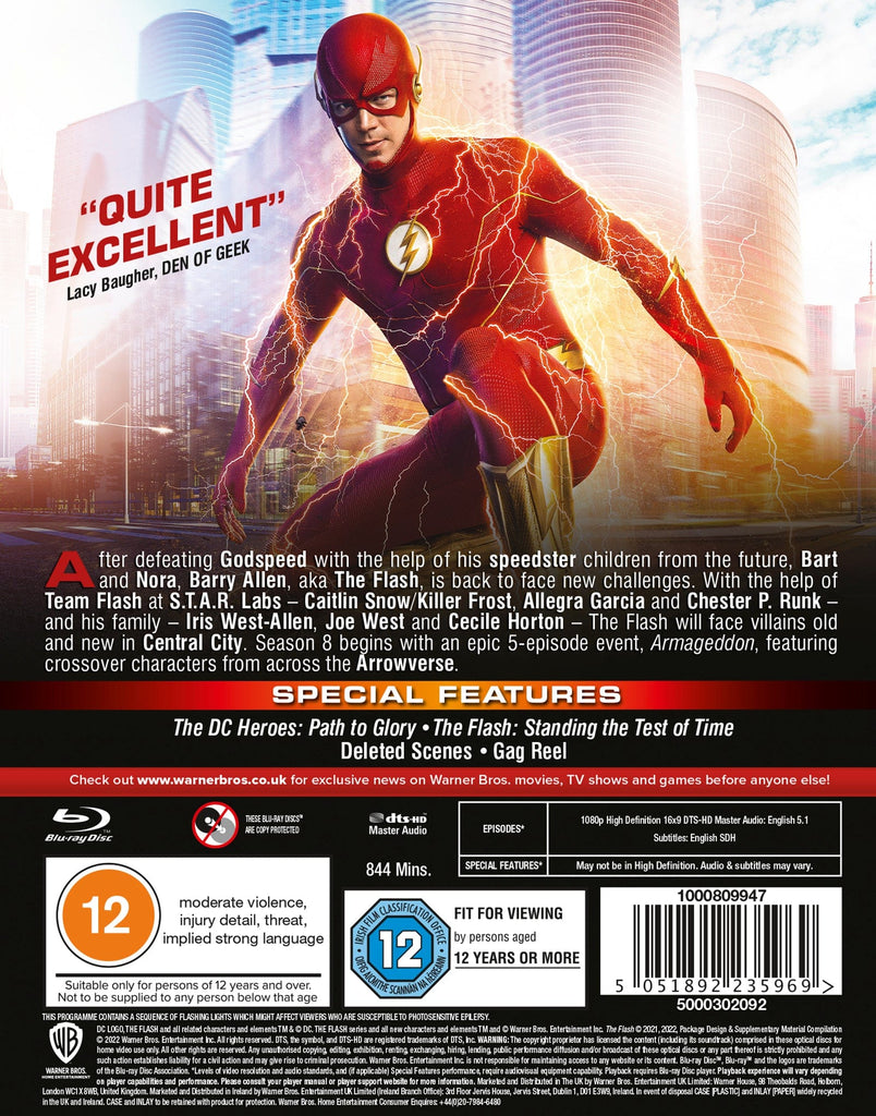 Golden Discs BLU-RAY The Flash: The Complete Eighth Season [BLU-RAY]