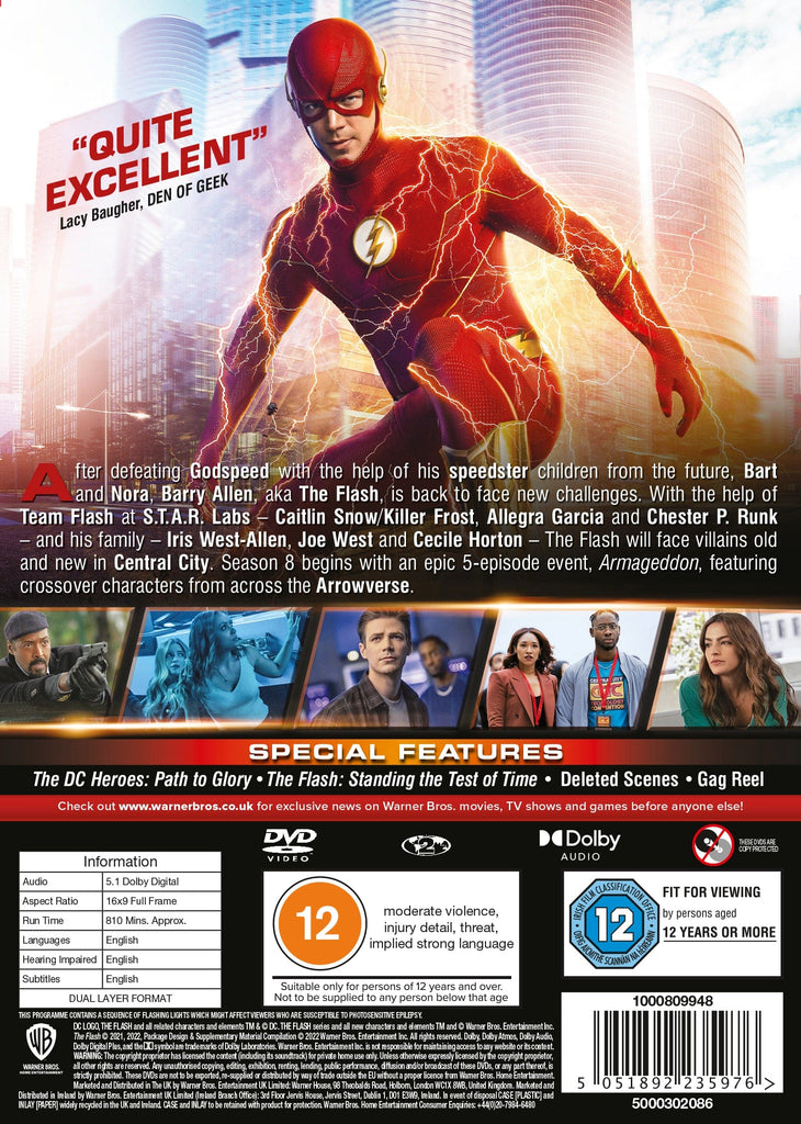 Golden Discs DVD The Flash: The Complete Eighth Season [DVD]