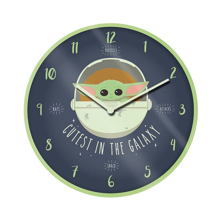 Golden Discs Clocks Mandalorian - Cutest In The Galaxy [Clock]