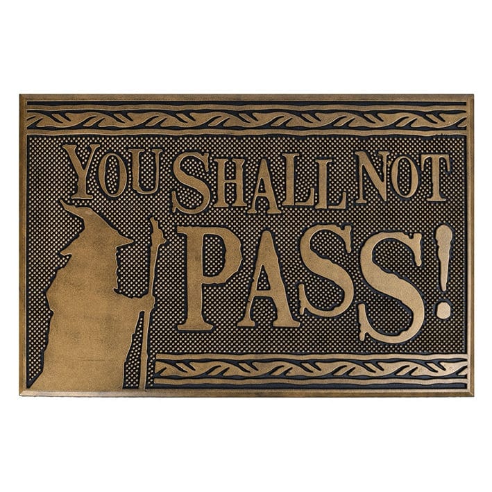 Golden Discs Doormat Lord Of The Rings - You Shall Not Pass [Doormat]
