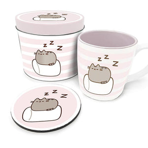 Golden Discs Posters & Merchandise Pusheen (Marshmallow) - Mug & Coaster in Gift Tin [Mug]