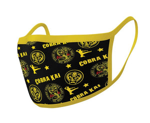 Golden Discs Posters & Merchandise COBRA KAI PATTERN FACE COVERING [Face Mask]