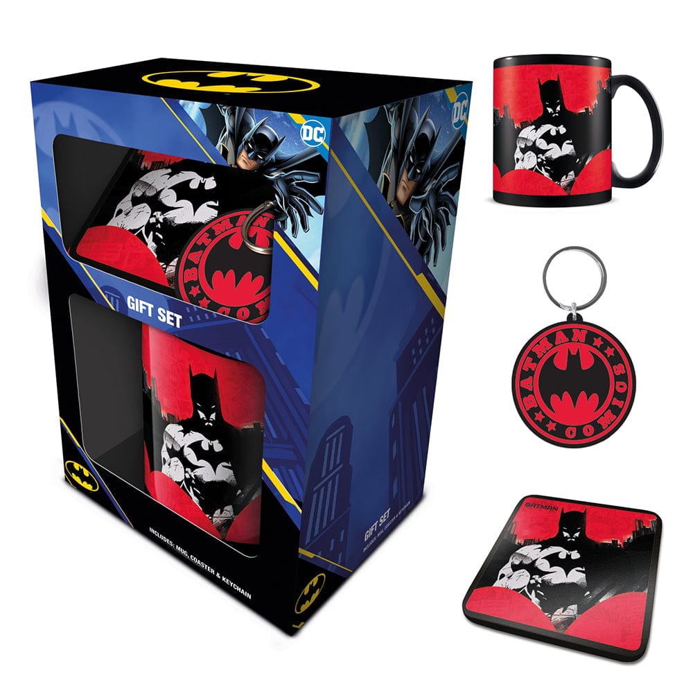 Golden Discs Posters & Merchandise Batman - (Red) Gift Set [Mug]