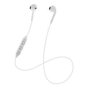 Golden Discs Accessories STREETZ Semi-in-ear BT Earphones with microphone and control buttons, optimal fit, White [Accessories]
