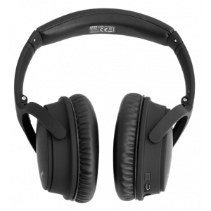 Golden Discs Accessories STREETZ HL-BT404 - Bluetooth Noise-Cancelling Headphones, Microphone, Control Buttons, Black [Accessories]