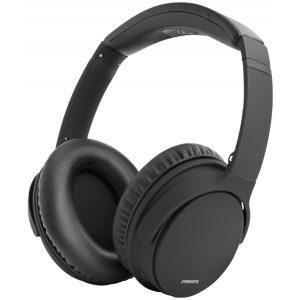 Golden Discs Accessories STREETZ HL-BT404 - Bluetooth Noise-Cancelling Headphones, Microphone, Control Buttons, Black [Accessories]