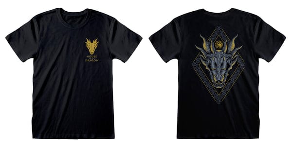 Golden Discs T-Shirts Game Of Thrones - House Of The Dragon Emblem - XL [T-Shirts]