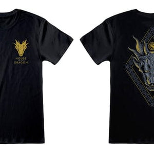 Golden Discs T-Shirts Game Of Thrones - House Of The Dragon Emblem - Small [T-Shirts]