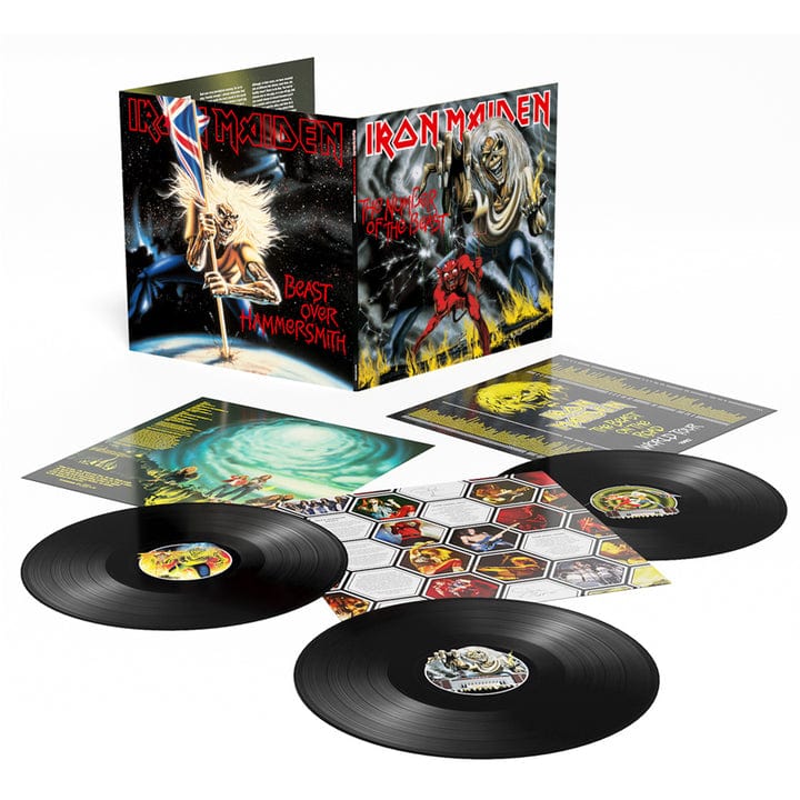 Golden Discs VINYL The Number of The Beast Plus Beast Over Hammersmith - Iron Maiden [VINYL]