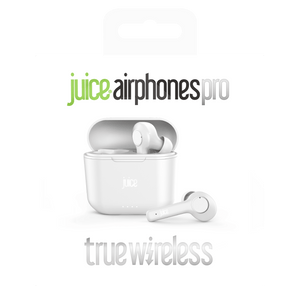 Golden Discs Accessories Juice® airphones Pro True Wireless Earbud Eadphones - White [Accessories]