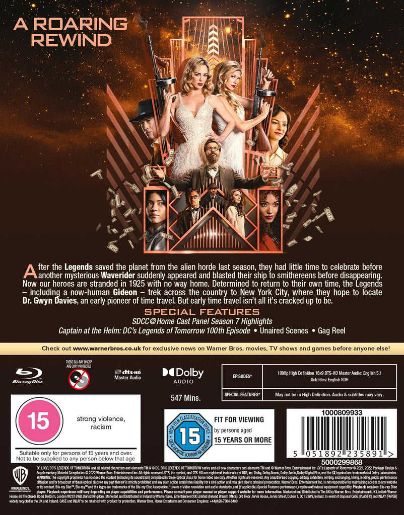 Golden Discs BLU-RAY DCS LEGENDS OF TOMORROW: Season Seven [Blu-Ray]