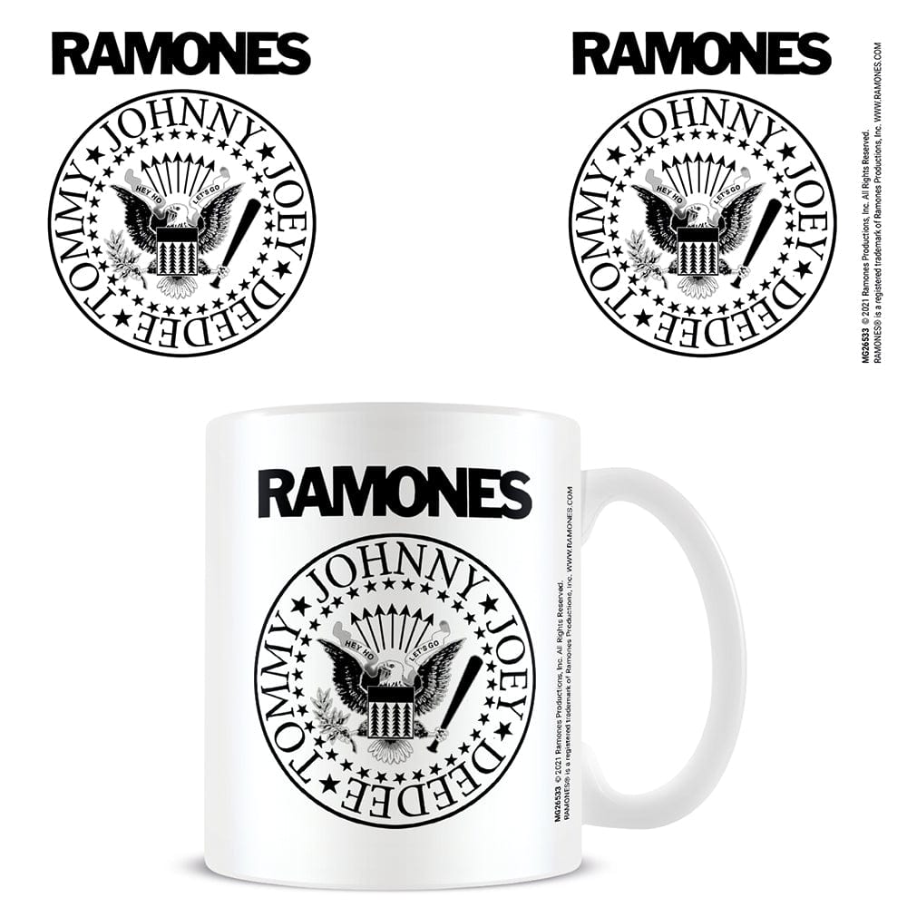 Ramones Logo Mug Golden Discs ramones-logo-mug-golden-discs