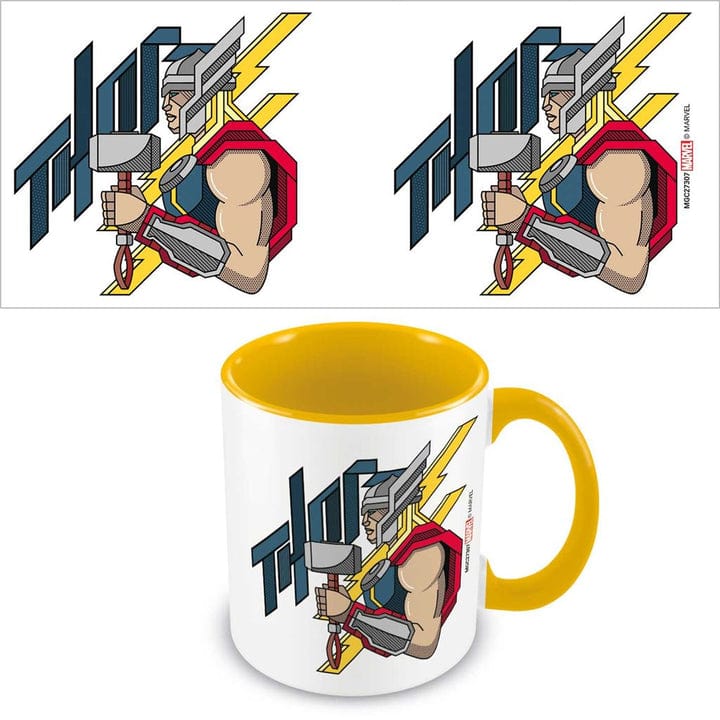 Golden Discs Mugs Thor (Pop Art) Yellow [Mug]
