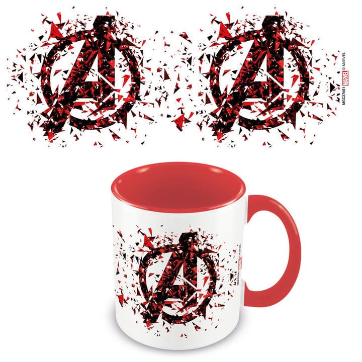 Golden Discs Mugs Avengers (Shattered Logo) Red 11oz/315ml [Mug]