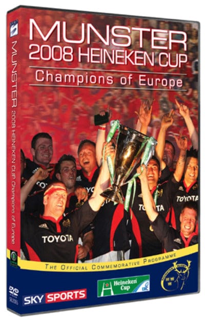 Golden Discs DVD Munster Rugby: Champions of Europe 2008 - Munster Rugby [DVD]