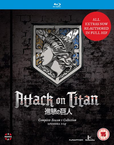 Golden Discs BLU-RAY Attack On Titan: Complete Season One Collection - Mike McFarland [BLU-RAY]