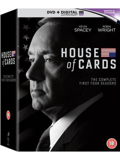 Golden Discs Boxsets House of Cards: Seasons 1-4 - Alex Barnow [DVD]
